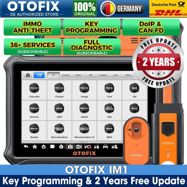 OTOFIX IM1 IMMO Key ECU programmatore immobilizzatore strumenti Key Creation Coding DE