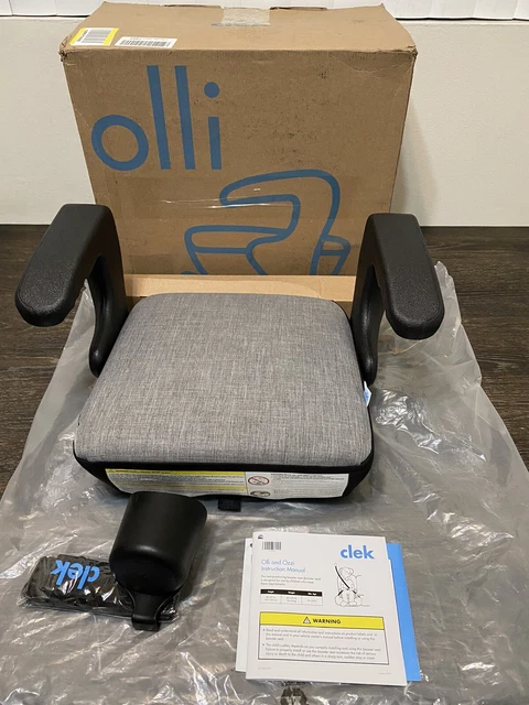 Clek Olli Backless Belt Positioning Booster Car Seat Thunder New Open Box