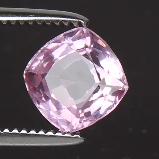 Naturel Rose Morganite 5.15 Carat Coupe Carré Desseré Certifié Brésil Gemme