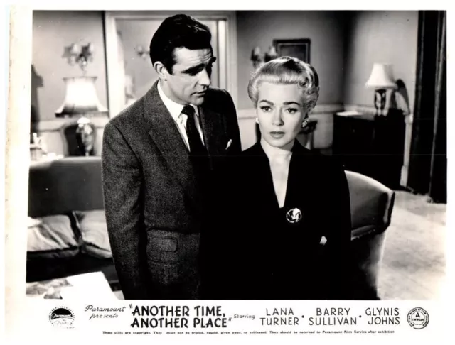 Another Time Another Place Original Lobby Card Lana Turner Sean Connery 1958