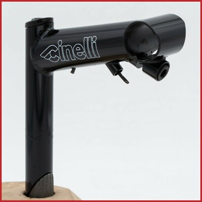 Cinelli NOS CINELLI OYSTER 1" STEM VINTAGE 100 mm OLD ROAD BIKE QUILL 90s 26.4 BICYCLE 