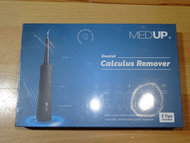 MEDUP Dental Calculus Remover Ultra Sonic Teeth Cleaner for Plaque Tarter Stains