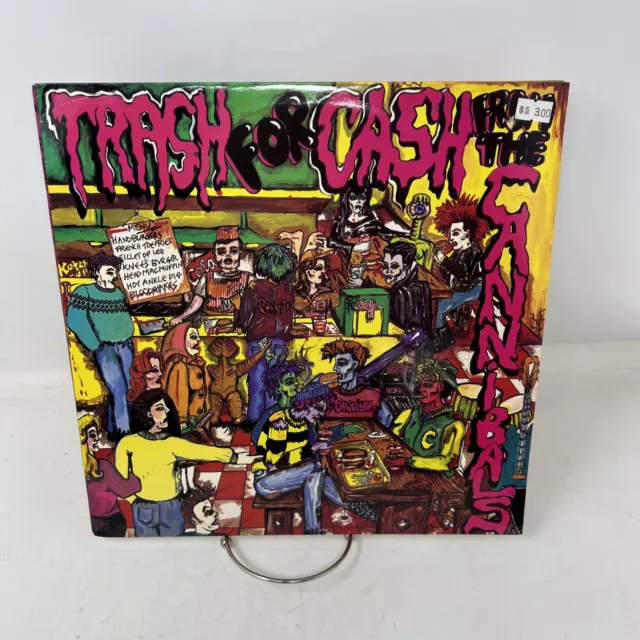 rare '85 GARAGE PUNK ! TRASH for CASH from THE CANNIBALS Vinyl HIT LP