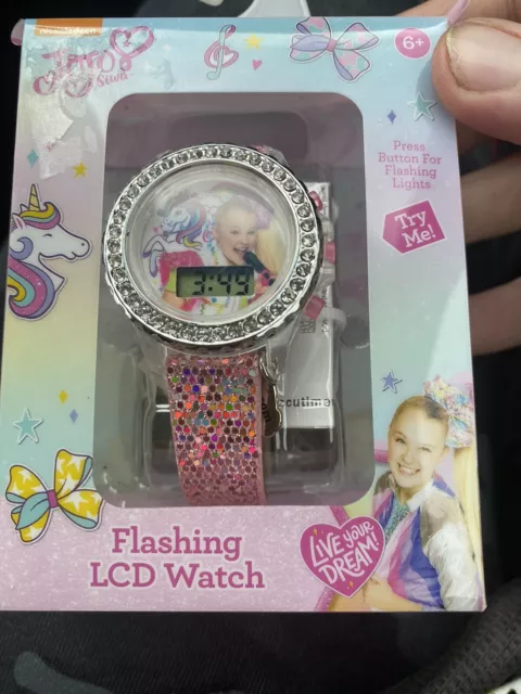 Jojo Siwa LCD Flashing Watch New