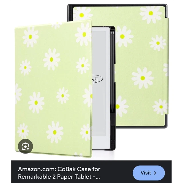 Folio Cuir Remarkable 2 – Noir – Sans Clavier – Comme Neuf (retour Client)