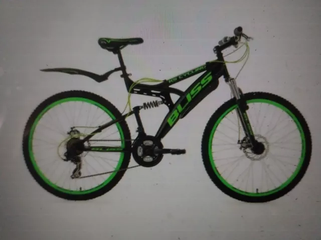 VTT TOUT SUSPENDU 26 pouces VTT 21 Vitesses Bliss TC 47 cm KS