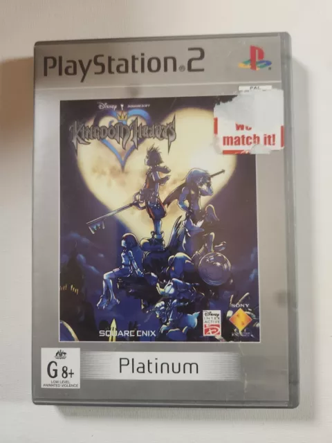 Kingdom Hearts - Platinum - Complete w Manual - PS2 Sony Playstation 2