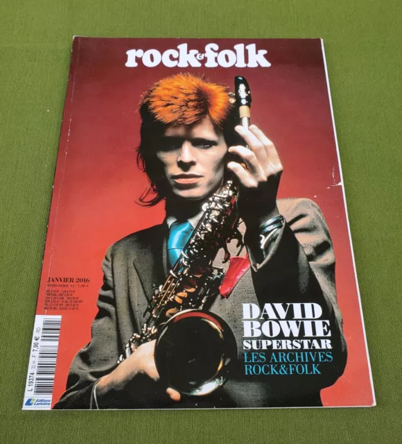 David Bowie Superstar - Hors-Série Rock & Folk N°32 - 2016 - Bon État