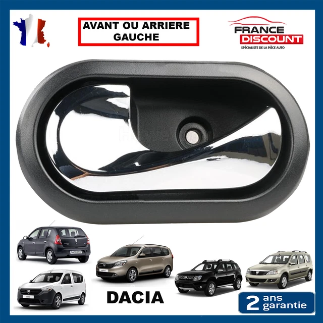 Poignée De Porte Intérieure De Rechange Pour Dacia Dokker, Duster, Lodgy, Sandero - Installation Simple, Haute Résistance