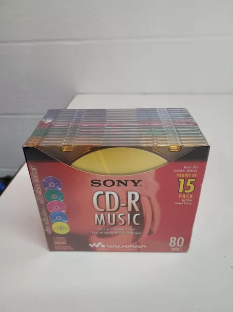 sony cd-r music 15 pack / sn2208 R2