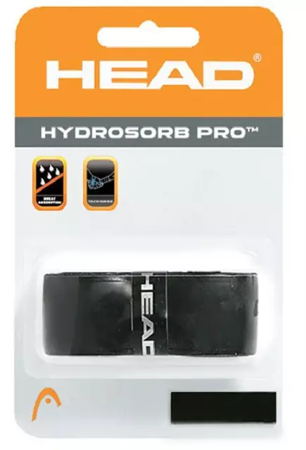 Grip Tennis HEAD Hydrosorb Pro Nero n.1 confezione