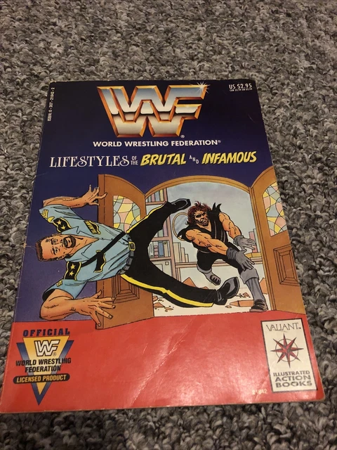 *RARE* WWF Magazine - Lifestyles Of The Brutal And Infamous, 1991 *READ DESC*
