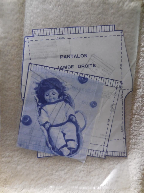 PATRON ORIGINAL POUPÉE FRANÇOISE MODES et TRAVAUX