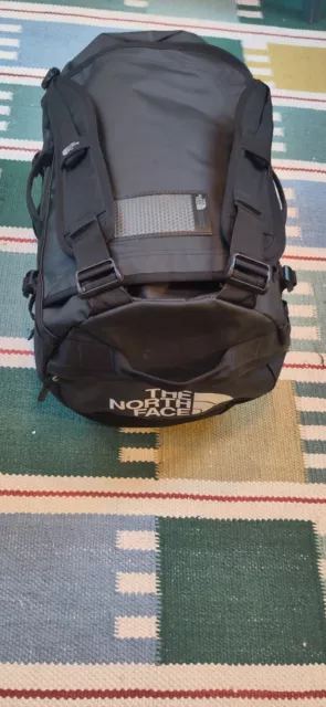 Black North Face Base Camp Duffel Bag Small 50L Very Good Condition