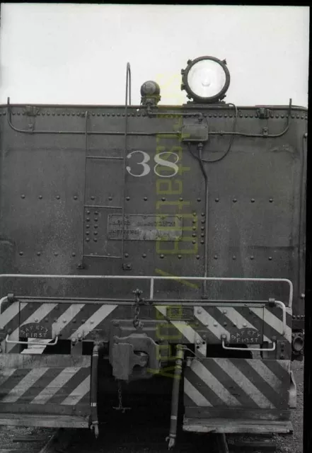 Everett Railroad 2-8-0 Steam Locomotive Tender #38 - Vintage Railroad Negative