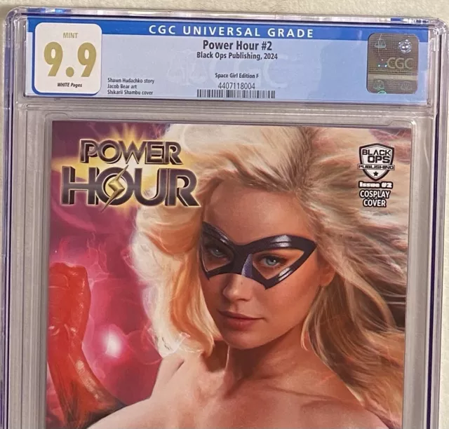 Power Hour Preview #2 Shikarii Space Girl Edition F CGC 9.9 Mint!!