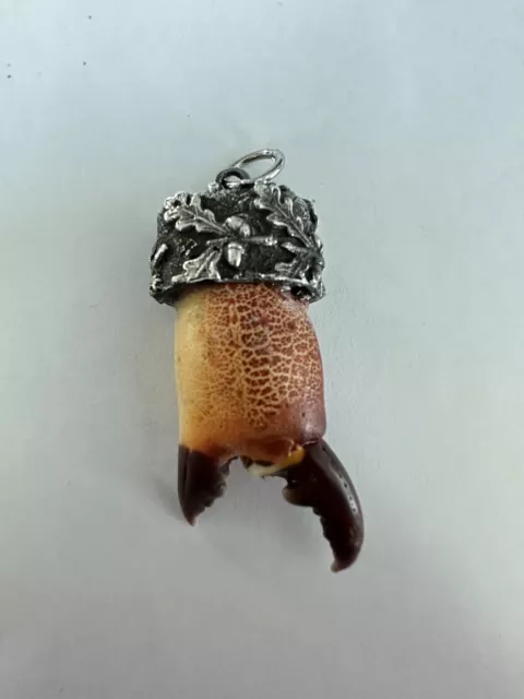 Charivari Anhänger Krebsschere auf und zu klappbar Oktoberfest Sammlerstück 5cm