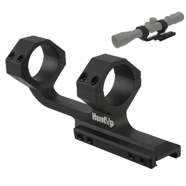 30MM ONE PIECE Offset Cantilever Scope Mount 1 inch Dual Ring for ...