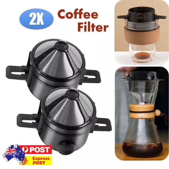 Coffee Filter Drip Pour Over Perfect Cup Reusable Portable Filter Coffee Maker