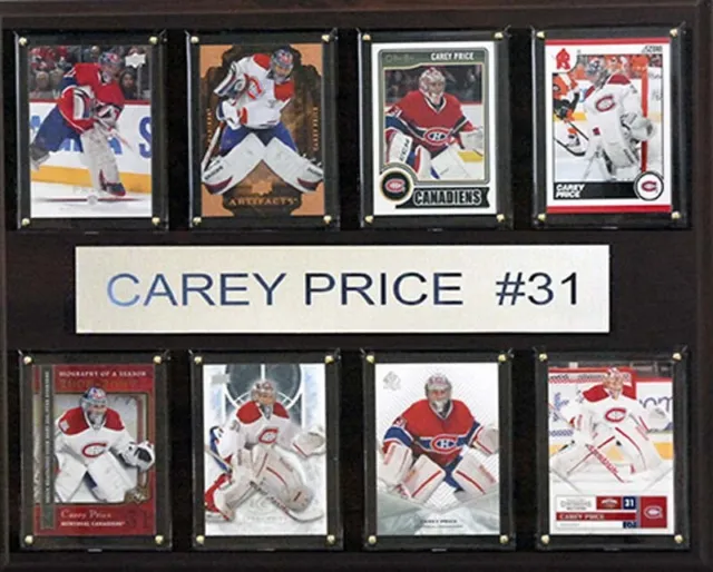 CandICollectables 1215PRICE8C NHL 12 x 15 in. Carey Price Montreal Canadiens 8-C