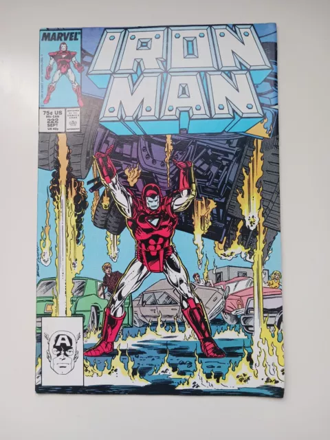 Marvel Comics The Invincible IRON MAN #222 Sept 1987 FREE UK P&P