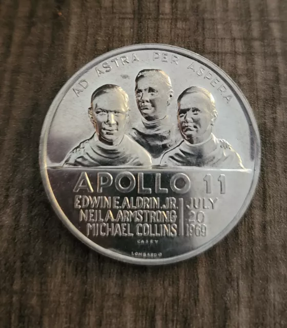 Apollo 11 Commemorative Coin July 20 1969 First On The Moon