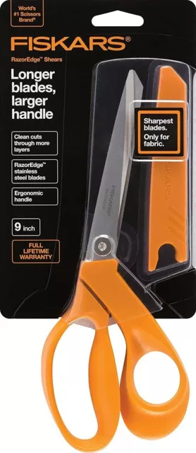 Fiskars Amplify 10 Inch Razoredge Fabric Shears, Best Professional All  Purpose Fabric Scissors, Sewing, Quilting, Embroidery, Dressmaking 