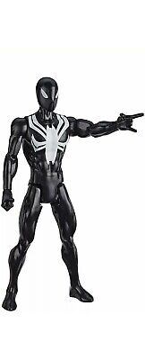 Black Suit Spider-Man Titan Hero Series Web Warriors Action Figure Free