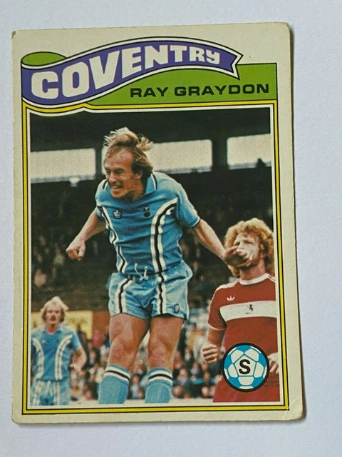 Topps 1978 Football Card #058 Ray Graydon Coventry