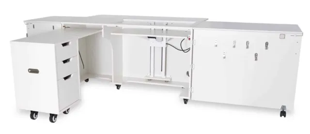 Arrow Kangaroo Outback Electric Sewing Cabinet (Ash White)