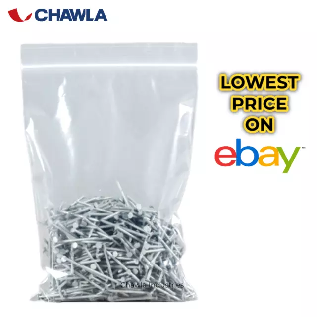 Plastic Grip Seal Clear Poly Bags Baggies Resealable Zip Lock - Small -  Earrings