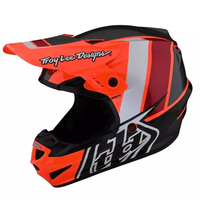 TROY LEE DESIGNS GP Motocross Helm Nova glo orange Enduro MX Motorrad ATV Quad