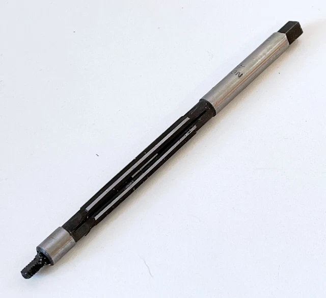 MORSE 1/4" Straight 6 Flute Hand Expansion Reamer Adjustable HSS .250" USA