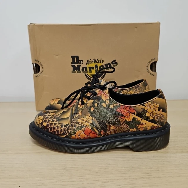 DR MARTENS X Evisu Wagara 1461 Tattoo Sleeve Japanese Koi Oxford Shoes Uk 7 119.99 PicClick UK