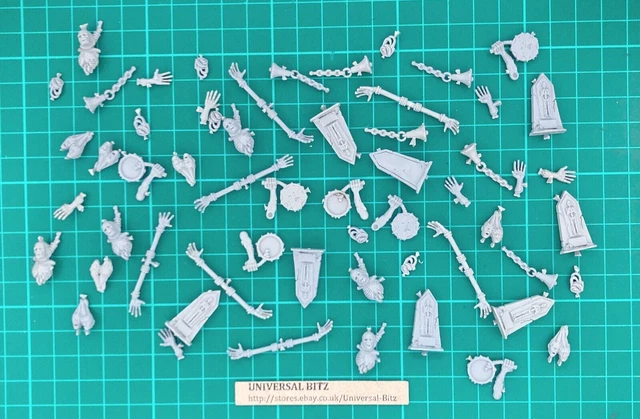 Warhammer AOS Flesh-eater Courts Zombie Command Extras Job Lot A RARE OOP D1 A