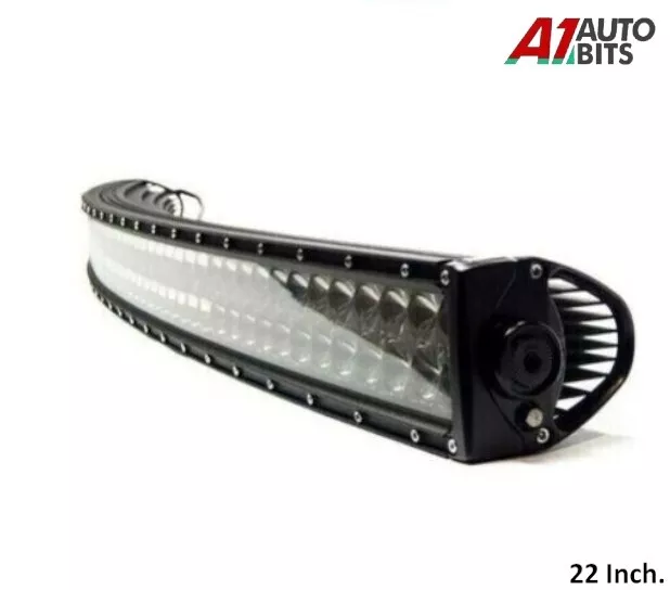 22 Inch Car Suv Truck Spot Curved Led Light Bar Driving Off-road 22" 120w 12-24V