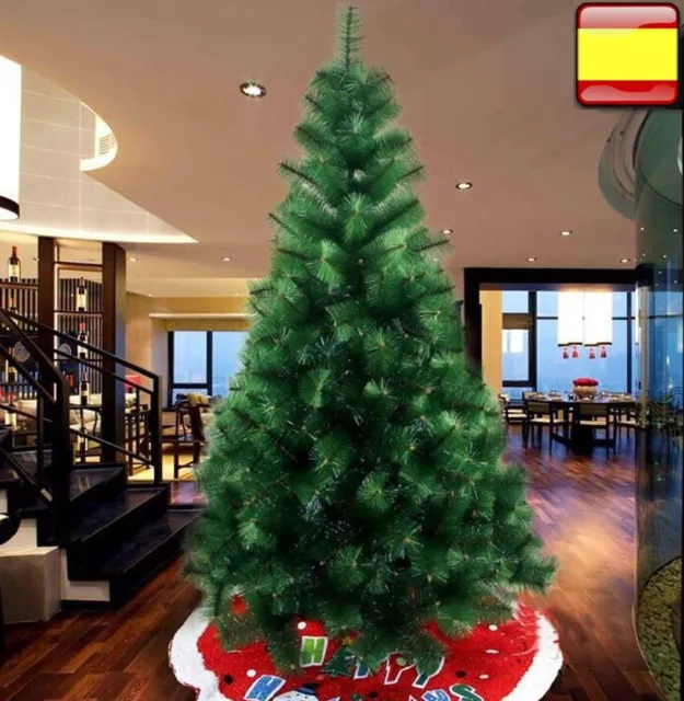 Árbol pino de navidad verde clásico 90, 120, 150, 180, 210cm decoración navideña