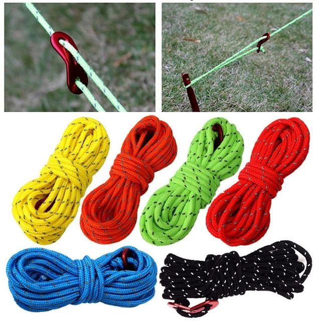 Kit de survie Corde Paracords 550 Cordes de tente de lanière Cordon de paracord