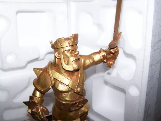 Barbarian King, Clash of Clans, Gold Statue NEU OVP, Supercell, Limited 431/1000 2