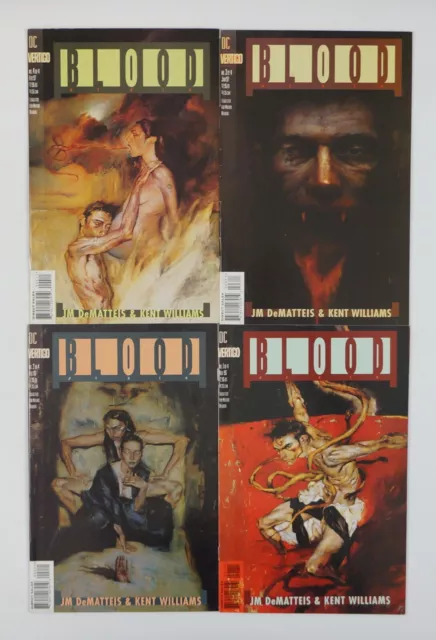 Blood: A Tale #1-4 VF/NM complete series J.M. DeMatteis Kent Williams Vertigo