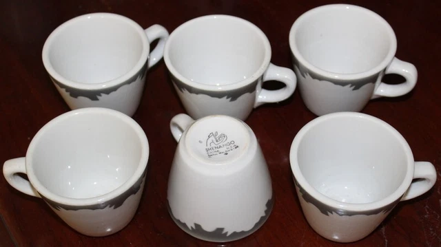 Tazas de té Shenango - restaurante - sin usar