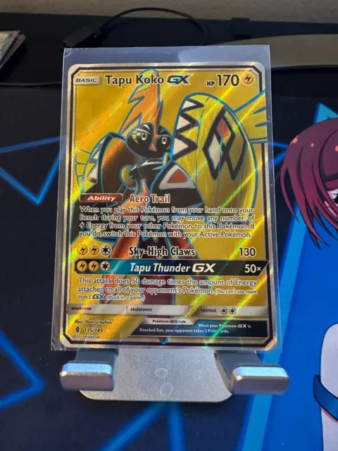 Pokemon Card (Tapu Koko GX 47/145 - Ultra Rare Holo), Hobbies