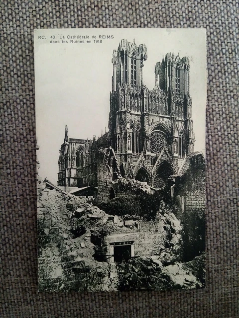 Cpa Reims La Cathédrale
