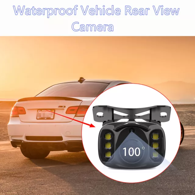 4.3" Backup Camera Car Rear View Reverse Parking Night Vision & Foldable Monitor 2