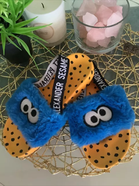 RARE COOKIE MONSTER Peter Alexander Kids Shoes Brand New 50 Years