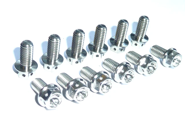 Boulons Titane M8x33mm - Pour Suzuki GSXR Frein Disque - Lot De 6 - Grade 5