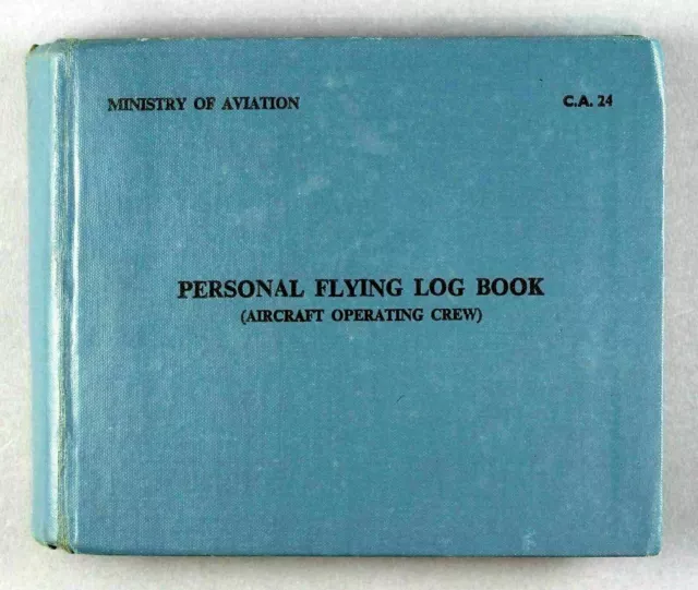 British European Airways Pilots Log Book 1965-68 Bea Vickers Viscount