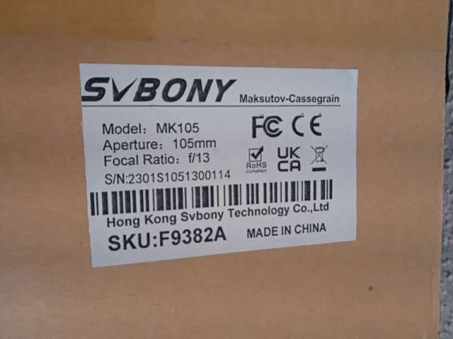 Svbony MK105 Maksutov Cassegrain Teleskop