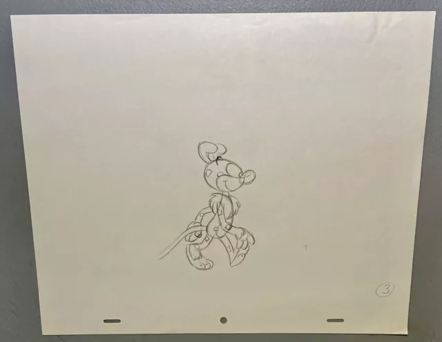 Original 1990s Disney Animation Drawing Sketch Art  MARSUPILAMI from Raw Toonage