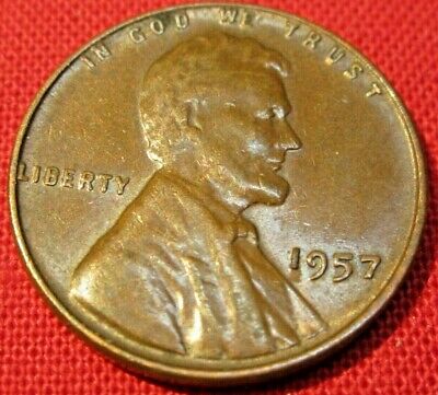 1957 Lincoln Wheat Cent - G Good to VF Very Fine